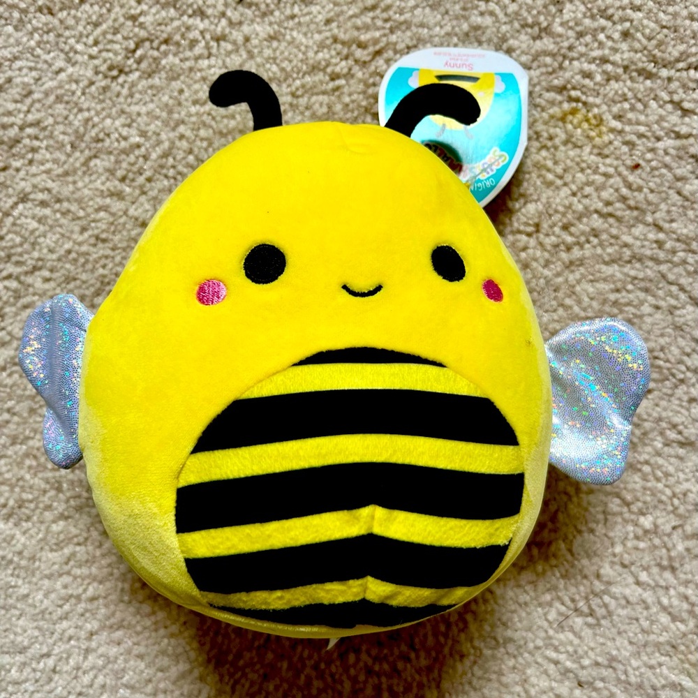 SUNNY the Bee - Medium Size Squish-mallow!